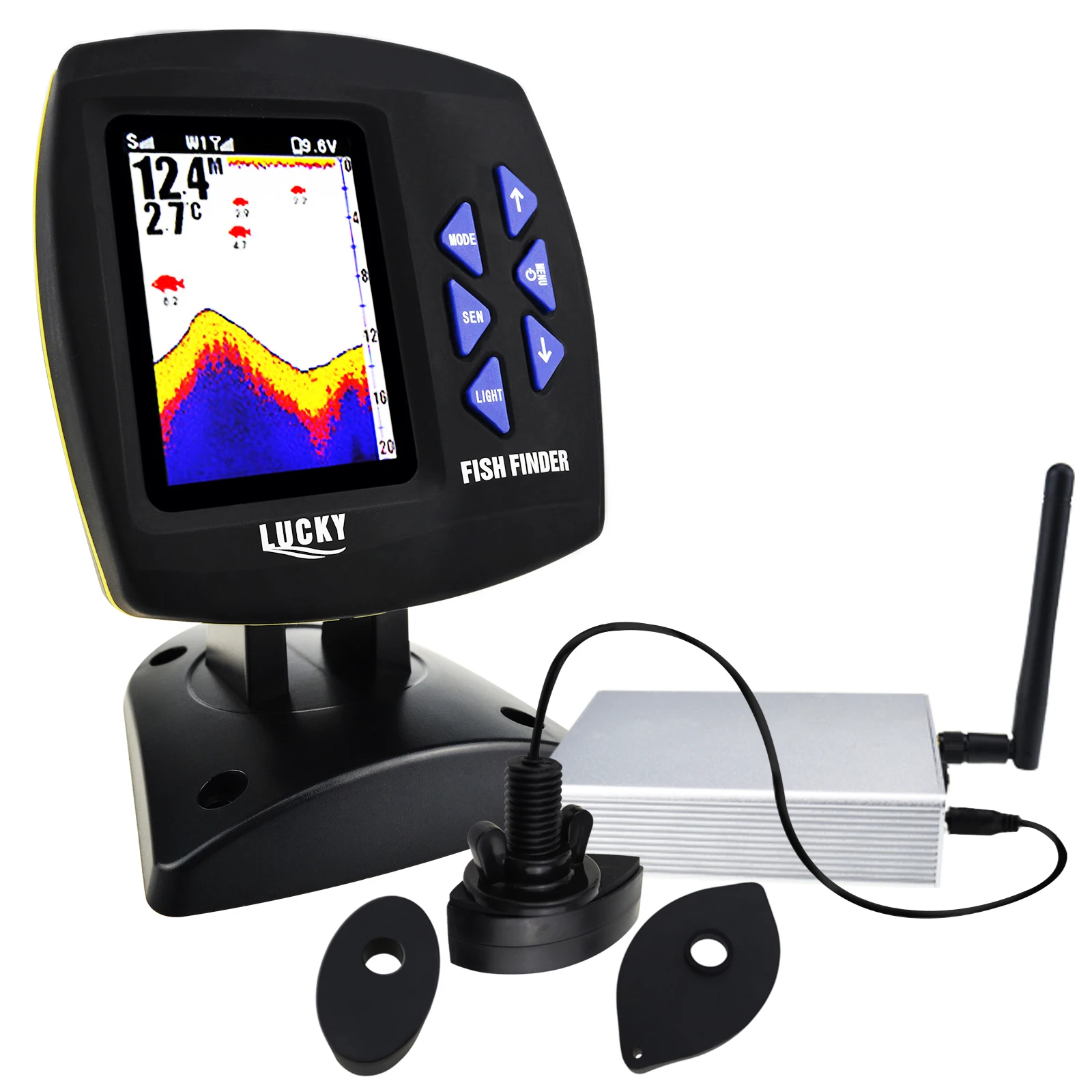 LUCKY Fishfinder 300m/ 980ft Fishing Wireless