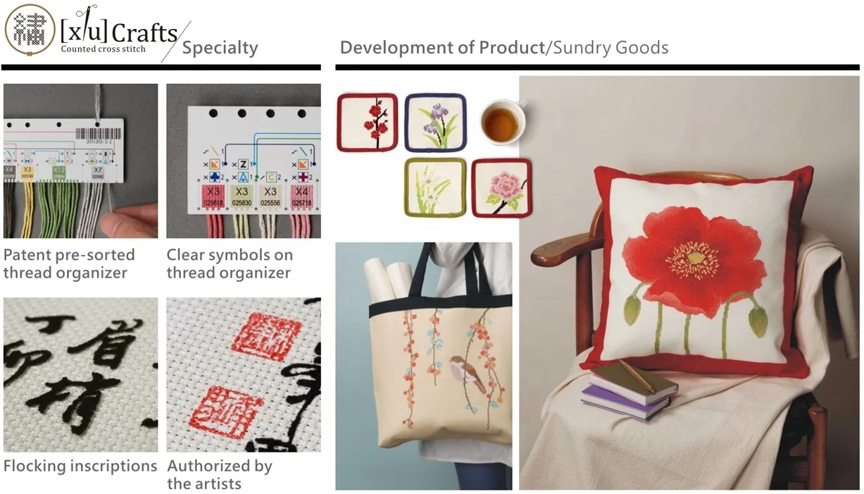 [3] Горячая распродажа на мазоне Лидер продаж Набор для вышивки крестом из дерева X футляр иглы олень оптовая продажа