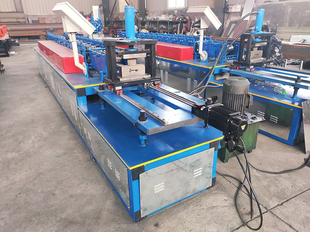 Shape Production Line Rolling Shutter Door Processing Equipment Stud ...