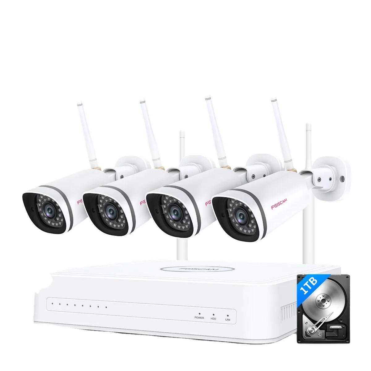 Foscam wireless security camera system 1080p night vision security camera systems