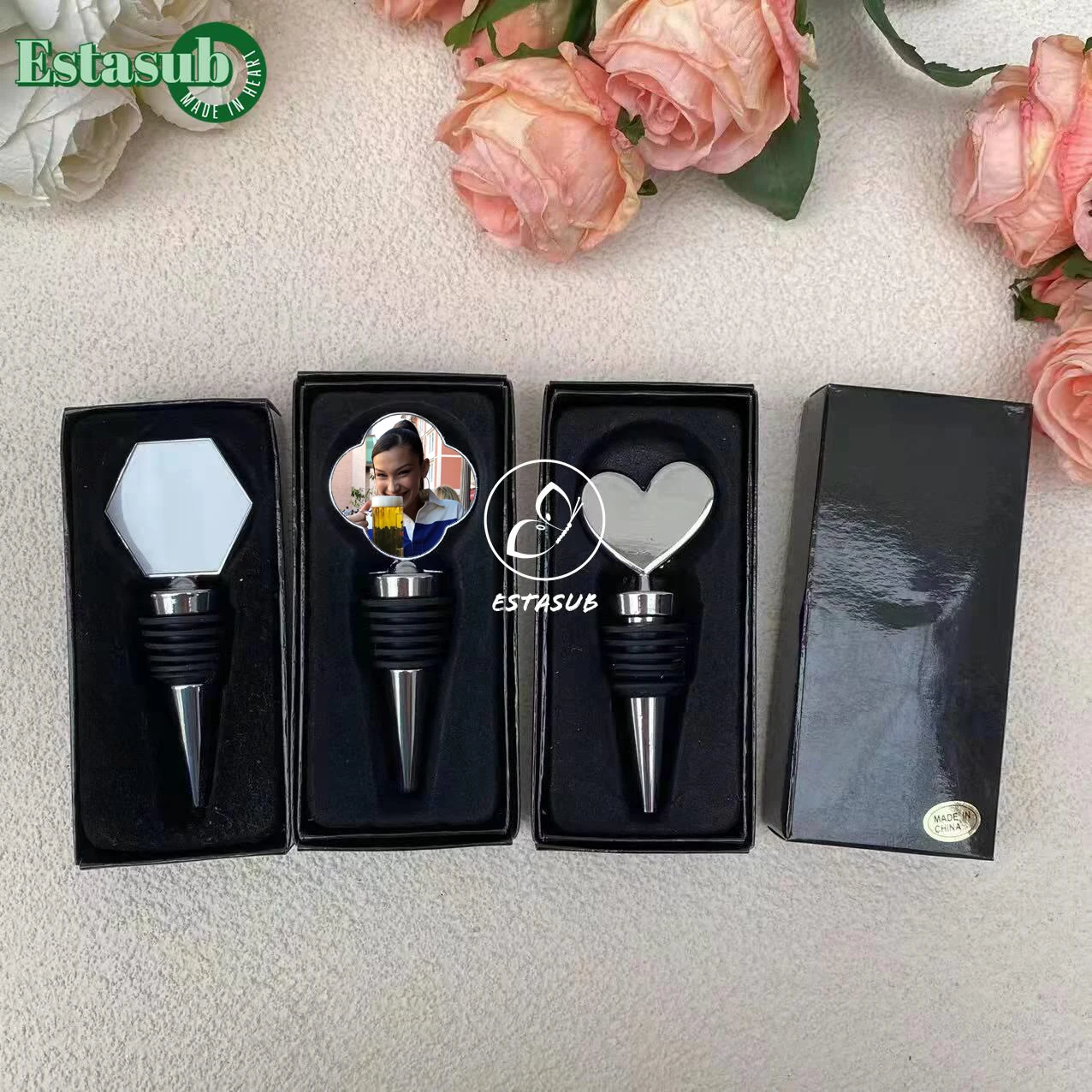 Customizable Logo Wine Bottle Stoppers As Housewarming Gift Buy Wine