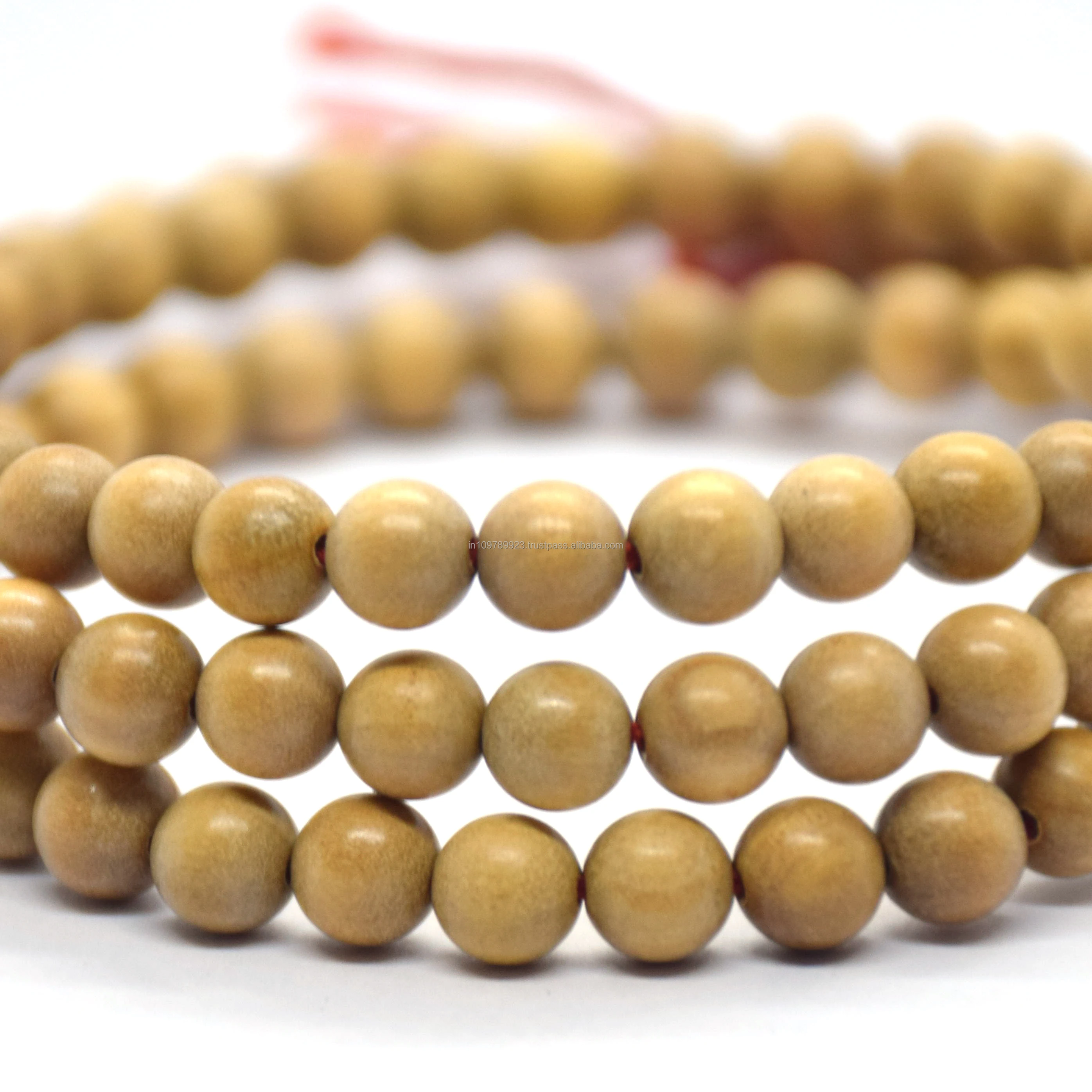 Jap Mala Necklace Sandalwood Beads Semi 