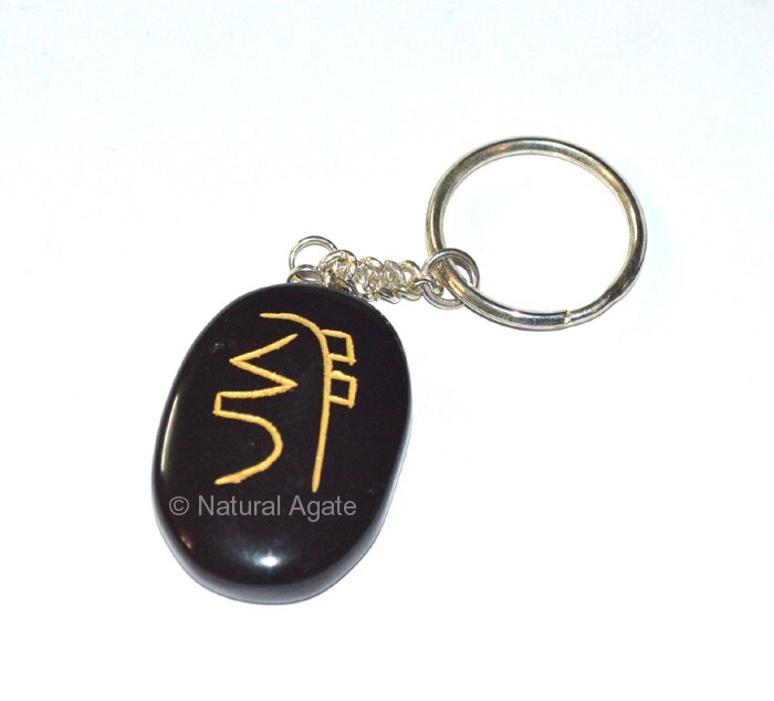 Уникальный дизайн получить черный агат Sei He Ki Reiki брелок для
