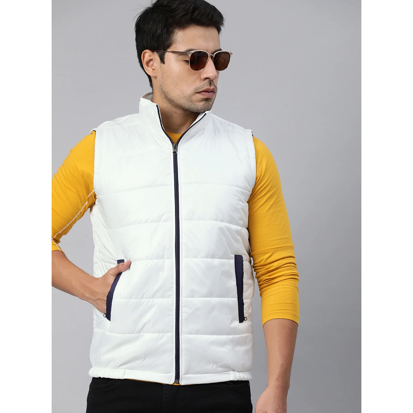 Vest Slim Jacket Windproof 