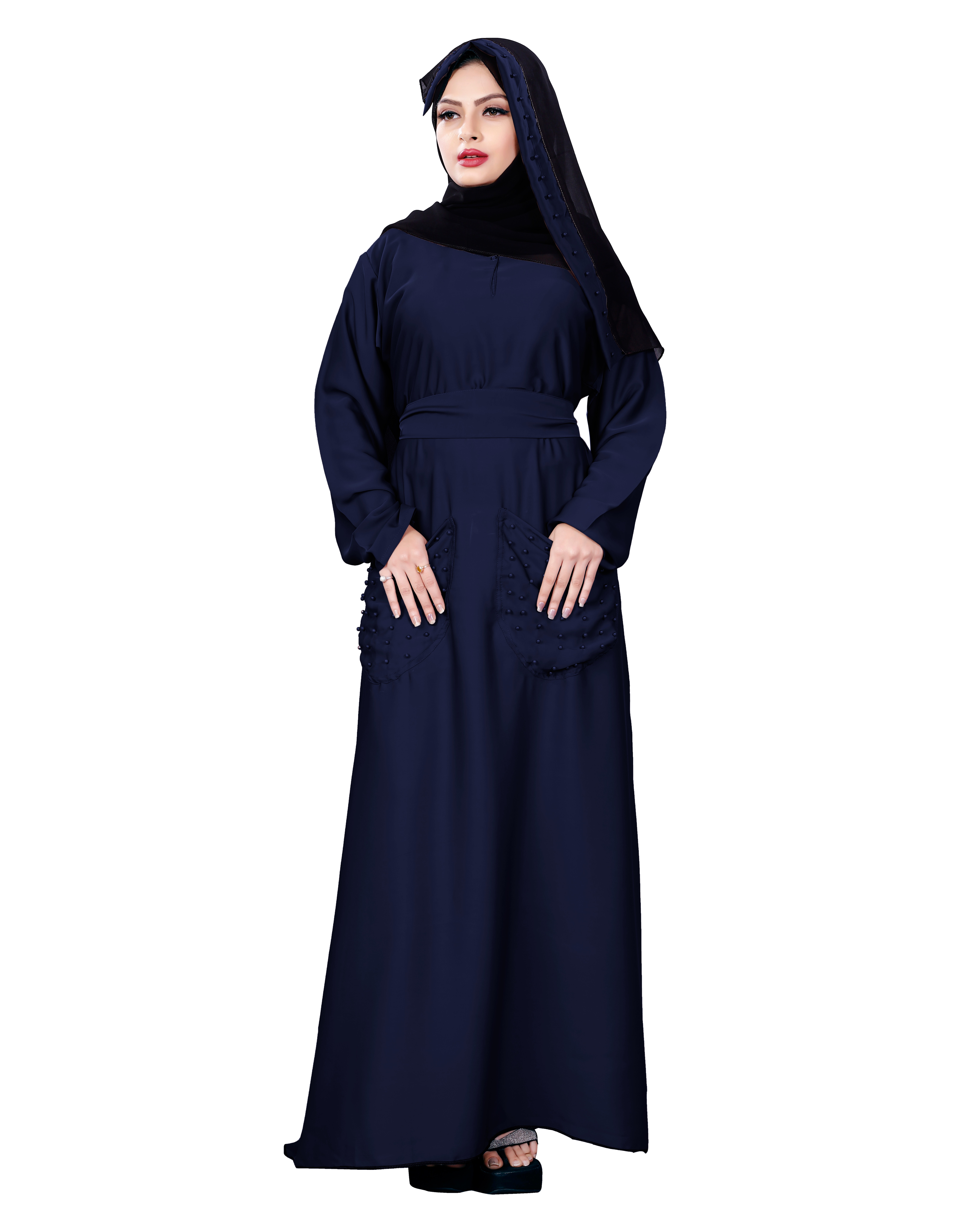 Navy blue colour abaya Clearance