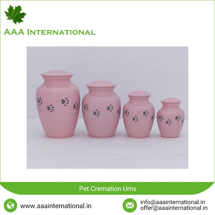 Genuine Quality Affordable Price Pet Cremation Urns for Ashes Funeral Metal urns