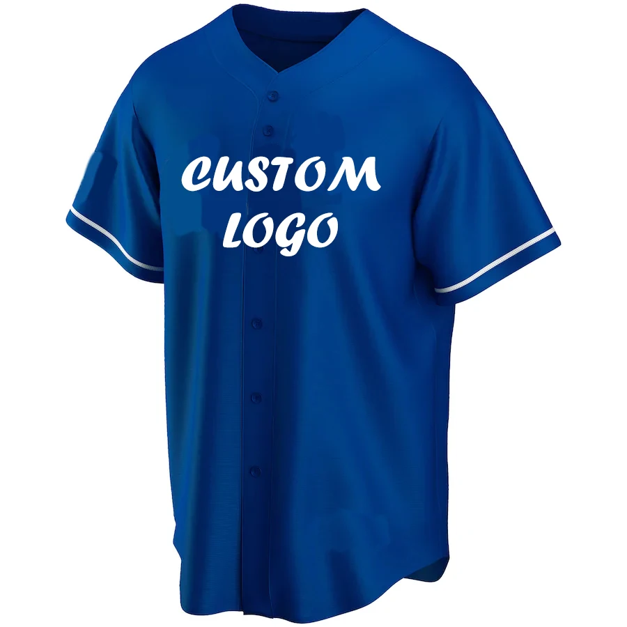 Custom Short Sleeve Cheap Blank Baseball Jersey Wholesale Sublimation