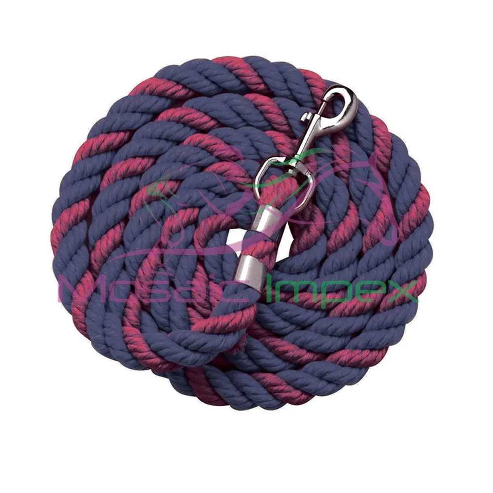 Horse Beaded Lead Rope Best Quality Equestrian Horse Lead Best Quality Pp Horse Riding Training