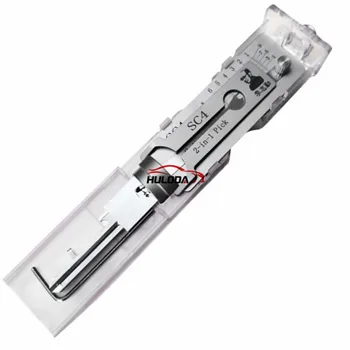 Genuine Lishi SC4 lock pick and decoder  together 2 in 1