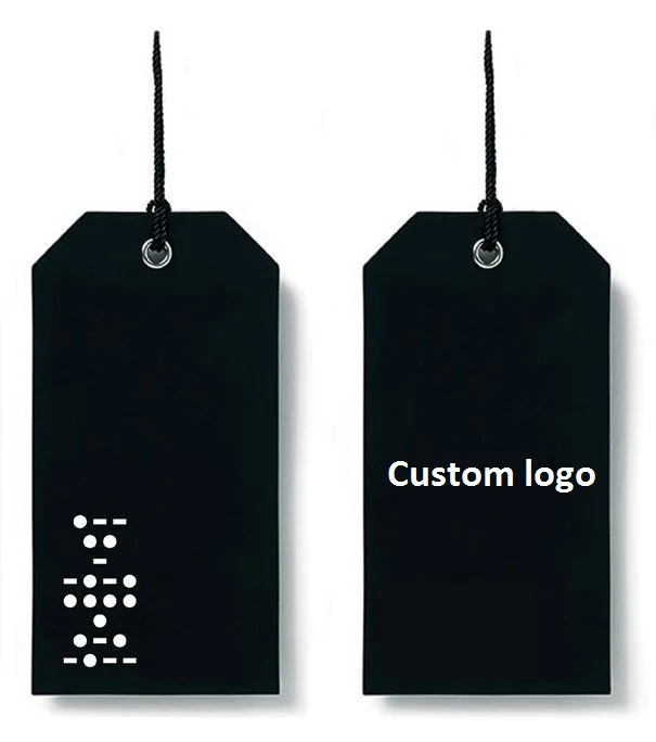 Oem 2020 Factory Custom Logo Cardboard Garment Hang Tag/Custom Brand logo hang Tag