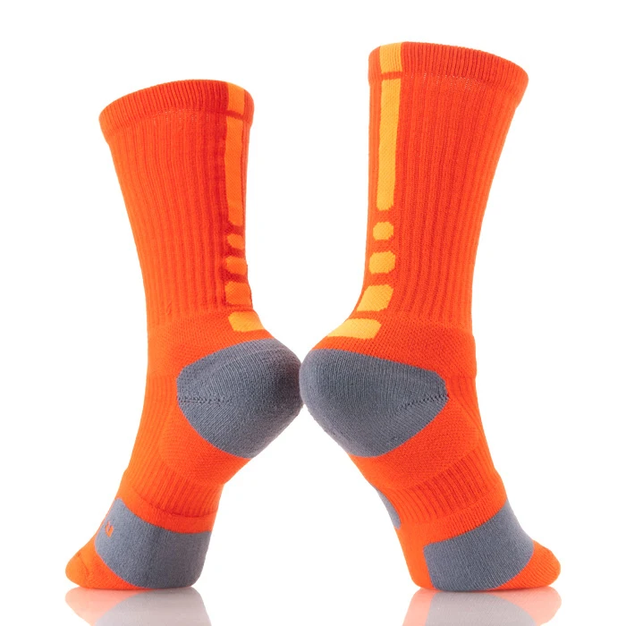 orange elite socks