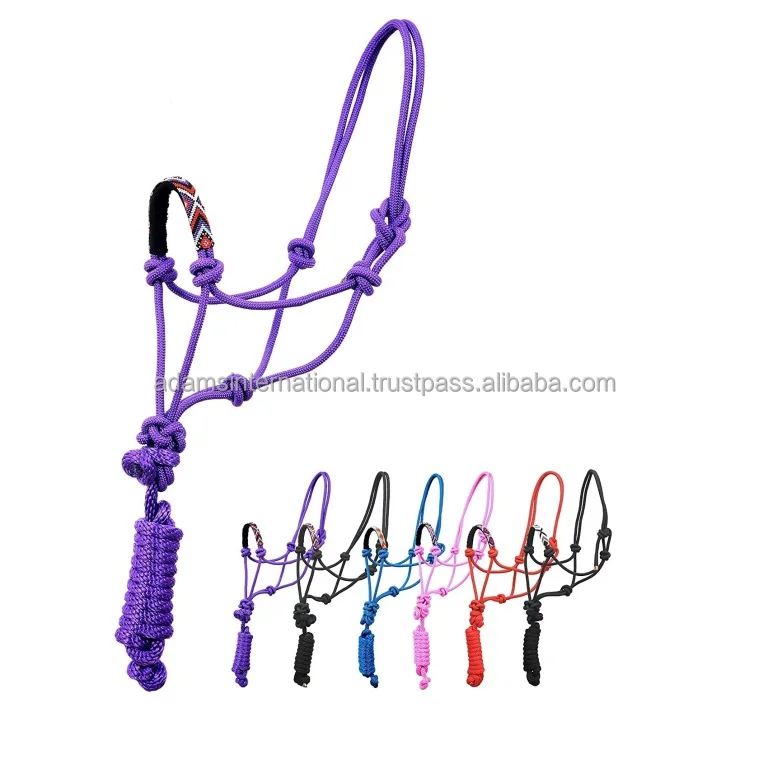 Elastic Horse Cohesive Bandage Equestrian Products Halter With A Beaded