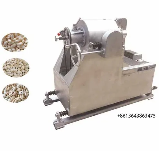 CE Approved Continuous Fully Automatic Corn Rice Cereal Wheat Grain Popping Puffing Making Machine