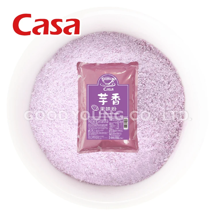 Taiwan Taro Flavor Powder Instant Boba Bubble Milk Tea
