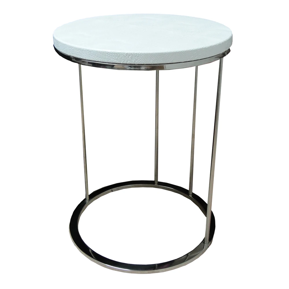 Round Coffee Table With Stainless Legs White Crocodile Skin Top Buy Furniture Metal Stainless Wood White Round Coffee Table With Stools Underneath Round Wicker Coffee Table With Glass Top Product On Alibaba Com