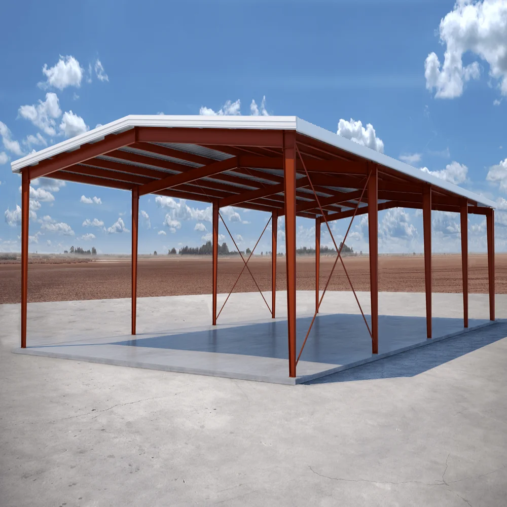 Low-cost Prefabricated Steel Structure Warehouse Building Prefab Garages Building Kits