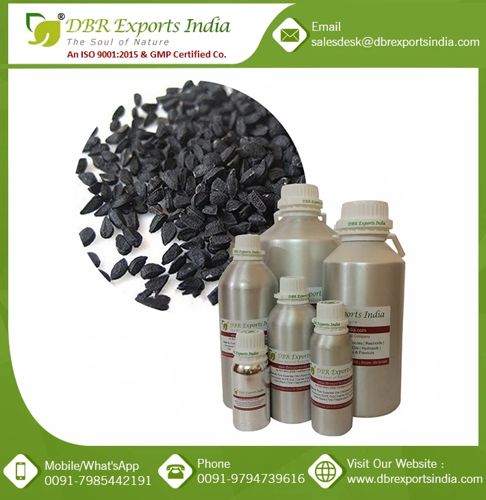 Оптовая цена, масло черных семян Kalonji из Индии