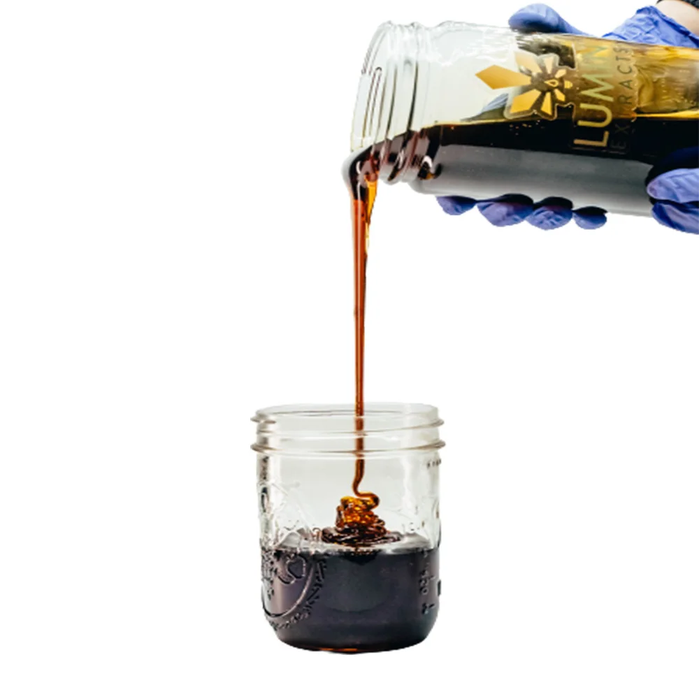 lumin extracts thc free cbd full spectrum oil crude oil extract