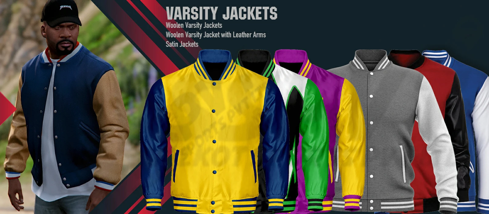 The flash deals varsity jacket