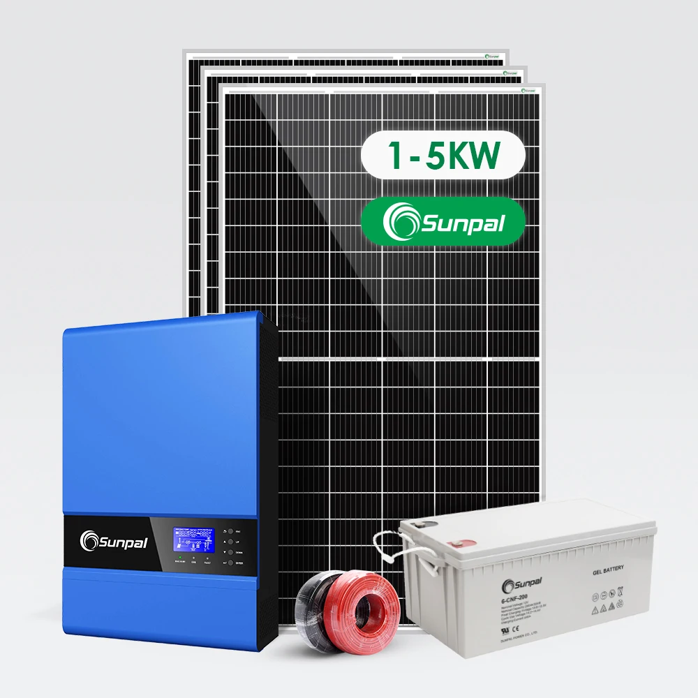 New Product 1Kw 2Kw 3Kw 4Kw 5Kw Rechargeable Home Portable Solar Power System Price