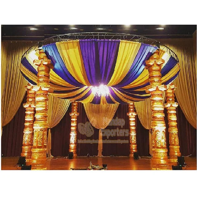 Traditional Dev Pillars Wedding Mandap Setup Tamilian Kalyan Mandap Setup  For Wedding South Indian Dev Pillar Wedding Mandap - Buy Wedding Mandap New  Design Wedding Mandap Decorations Wedding Mandap Cloth Wedding Mandap