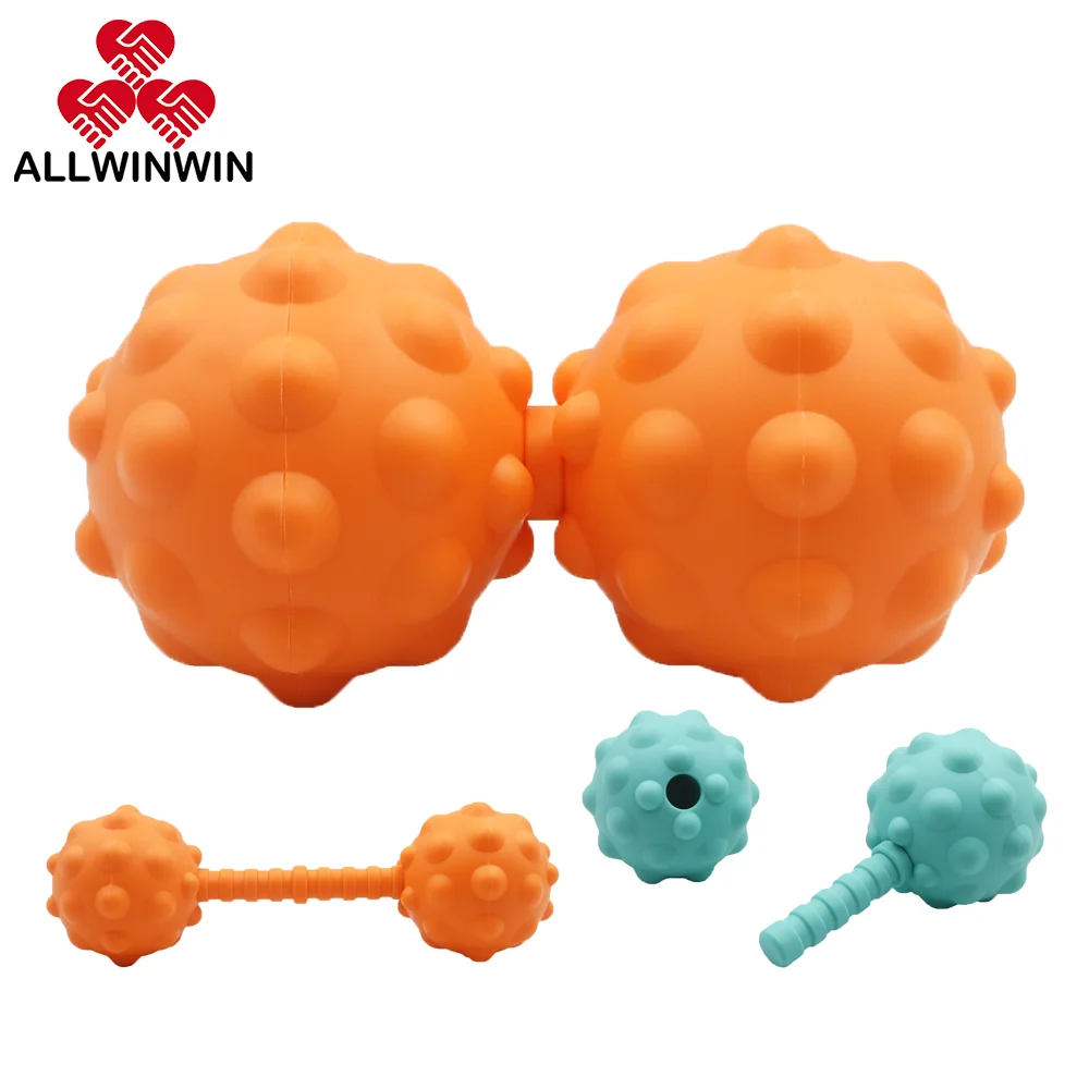 ALLWINWIN PMB14 Peanut Massage Ball - Adjustable Detachable Hammer Spiky TPE