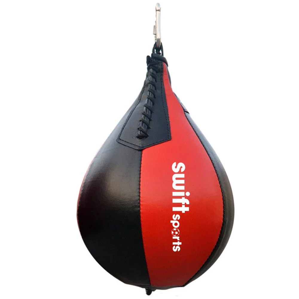 Boxing Pear Shape PU Speed Ball Swivel Punch Bag Punching Exercise Speedball JKU 