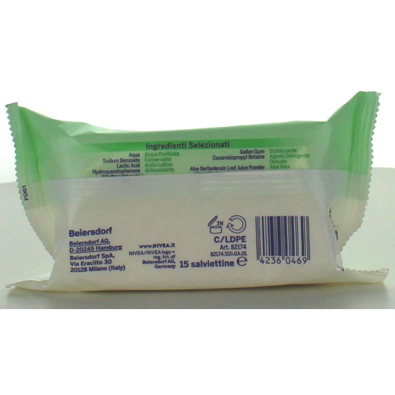 NIVEA CLEANSING WIPES 15 PIECES