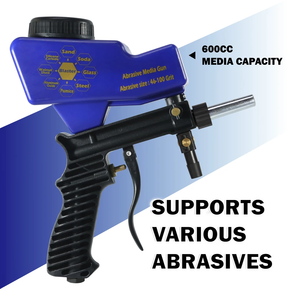 Lematec Sandblasting Gun Sand Blasting Gun Tool With Siphon Gravity