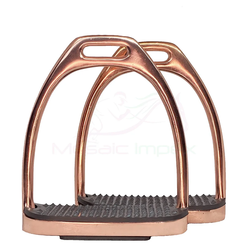 Customized Equestrian Metallic Riding Horse Stirrups Waterproof