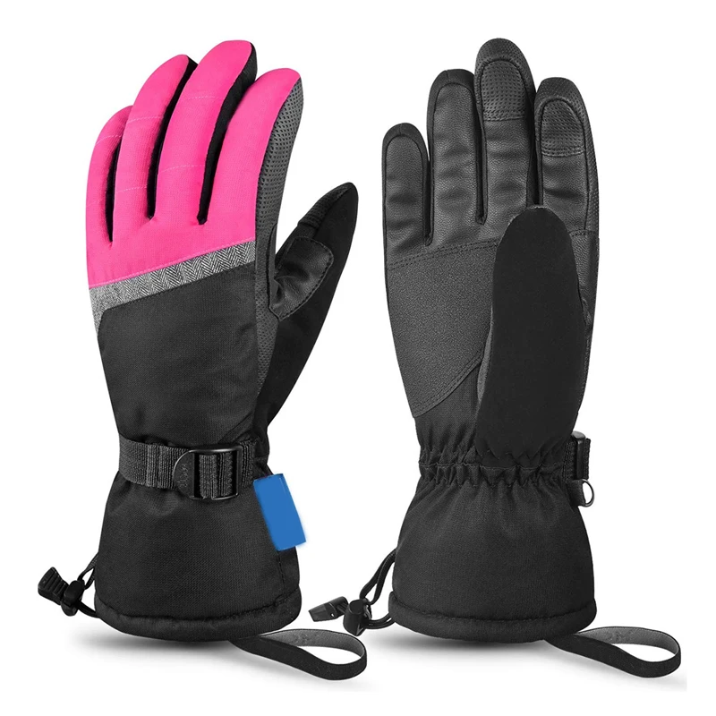 Ski Gloves Ladies Women's Waterproof Winter Sports Snow Snowboard Warm Mittens 