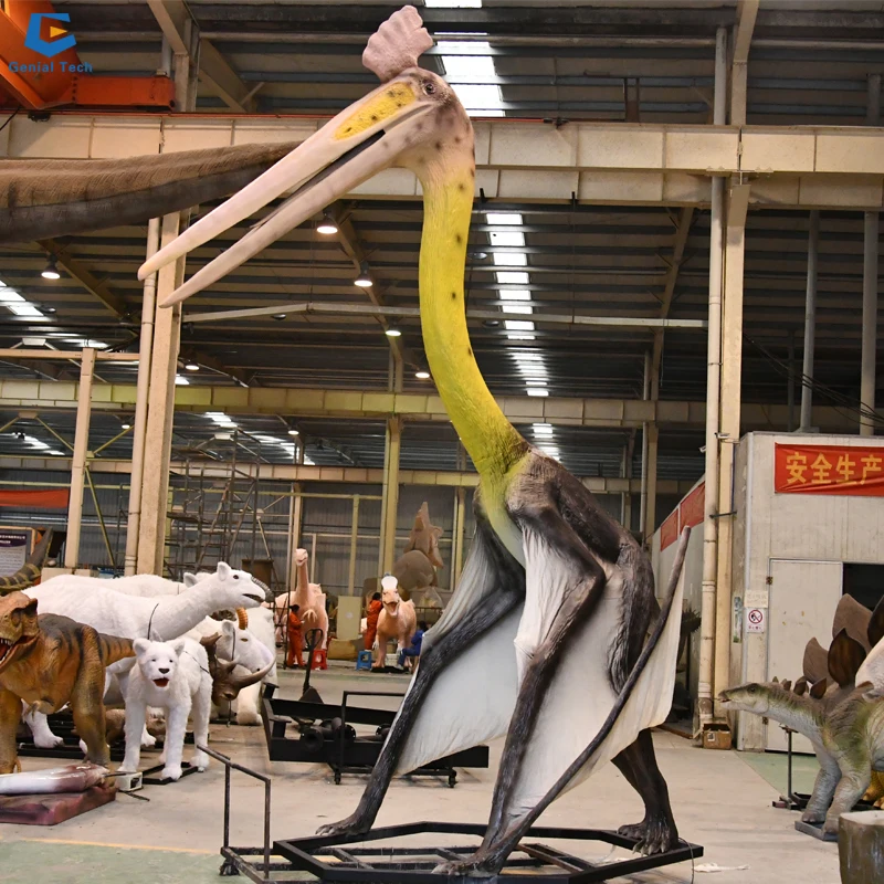 AD41 Theme Park Remote Control Animatronic Dinosaur Pterodactyl