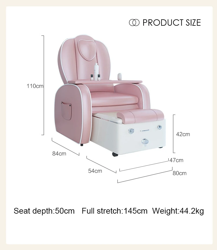 Wholesale Modern Beauty Nail Salon Furniture No Plumbing Pedicure Chair