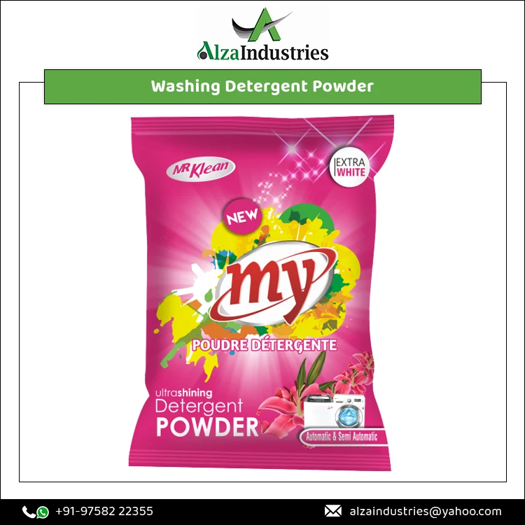 Superb Quality High Foam Formula Ultra Shining Washing Detergent Fragrances Powder for Washing Machines