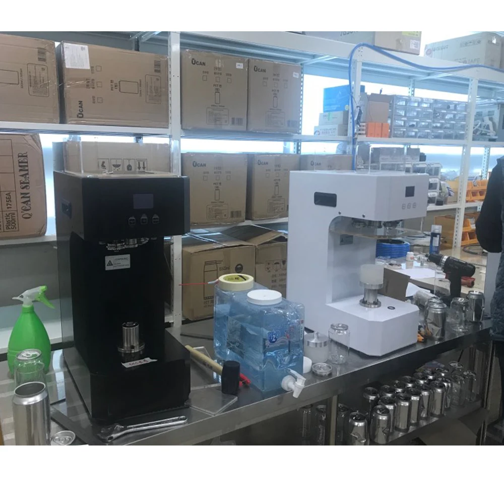 Korea Automatic Can Seamer Machine, Can Sealing Machine, Rock Can Roll(LCR-A001), 2021 NEW!!