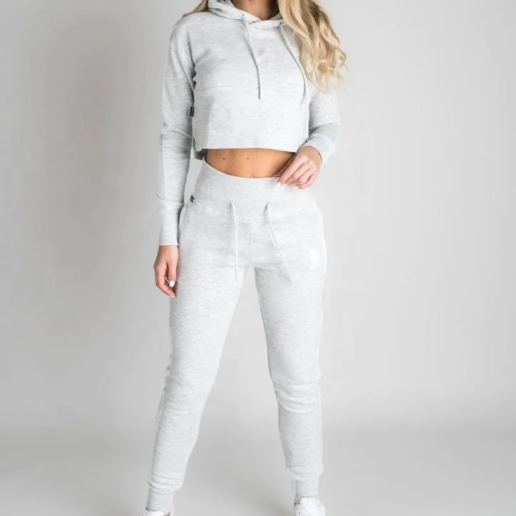 crop top tracksuit set