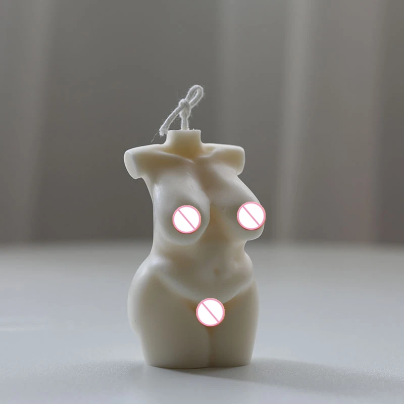 The Nude lady candle