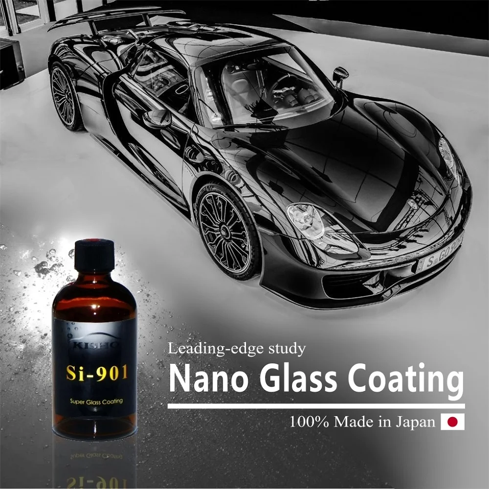 Quick and Easy Apply KISHO Hydrophobic Liquid Glass SiO2 , OEM Available