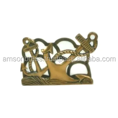 Чудесный античный держатель для английских букв литой латунный визиток