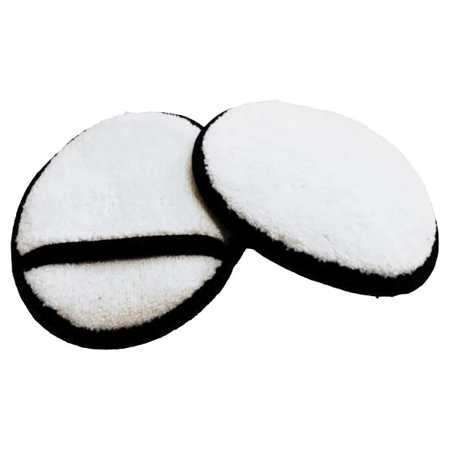 Корейский аппликатор для восковой обработки автомобиля из микрофибры 13DIA жесткий оверлок шитья высокая плотность выгодная цена