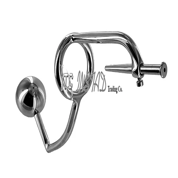 Steel Bondage Master Series Stainless Steel Anal Intruder Cock Ring With Penis Plug Buy High