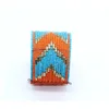 Orange/turquoise
