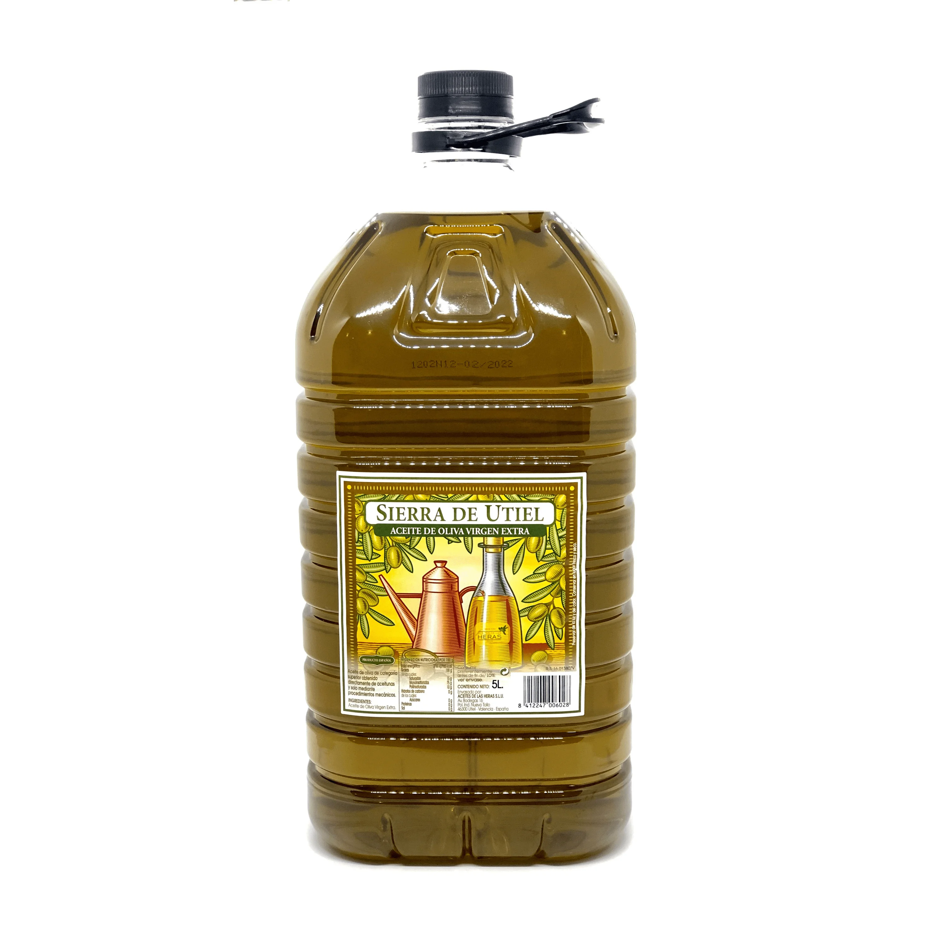 Extra Virgin Olive Oil 5L  Cold-Pressed & Unrefined Olive Oil