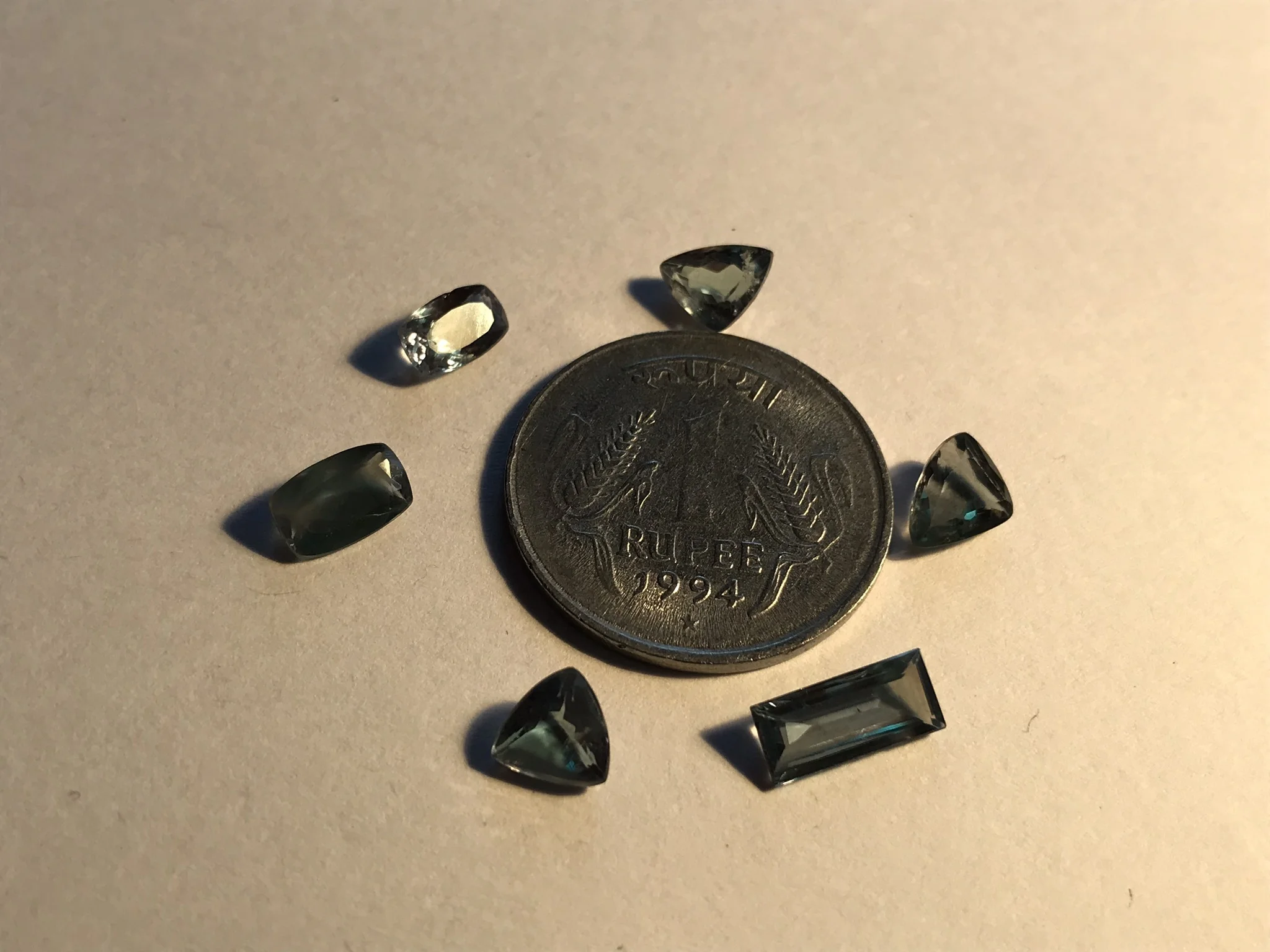 Rare Color Change Loose Gemstone Mixed Shapes for Jewelry Natural Chrysoberyl Alexandrite