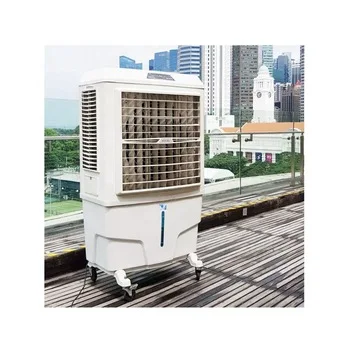 Portable Axial evaporative air cooler with remote for restaurant