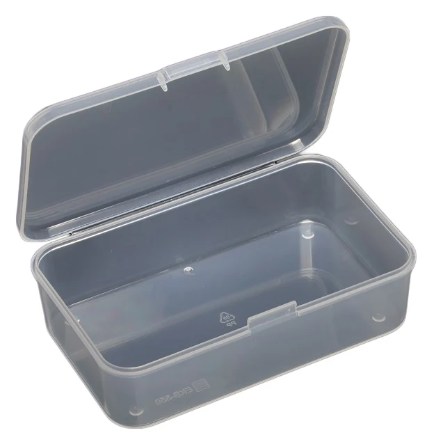 Small Rigid Plastic Boxes Thin Hinged Clear Rigid Plastic Boxes - Ideal for Packaging
