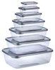 Transparent bottom and Silver lid