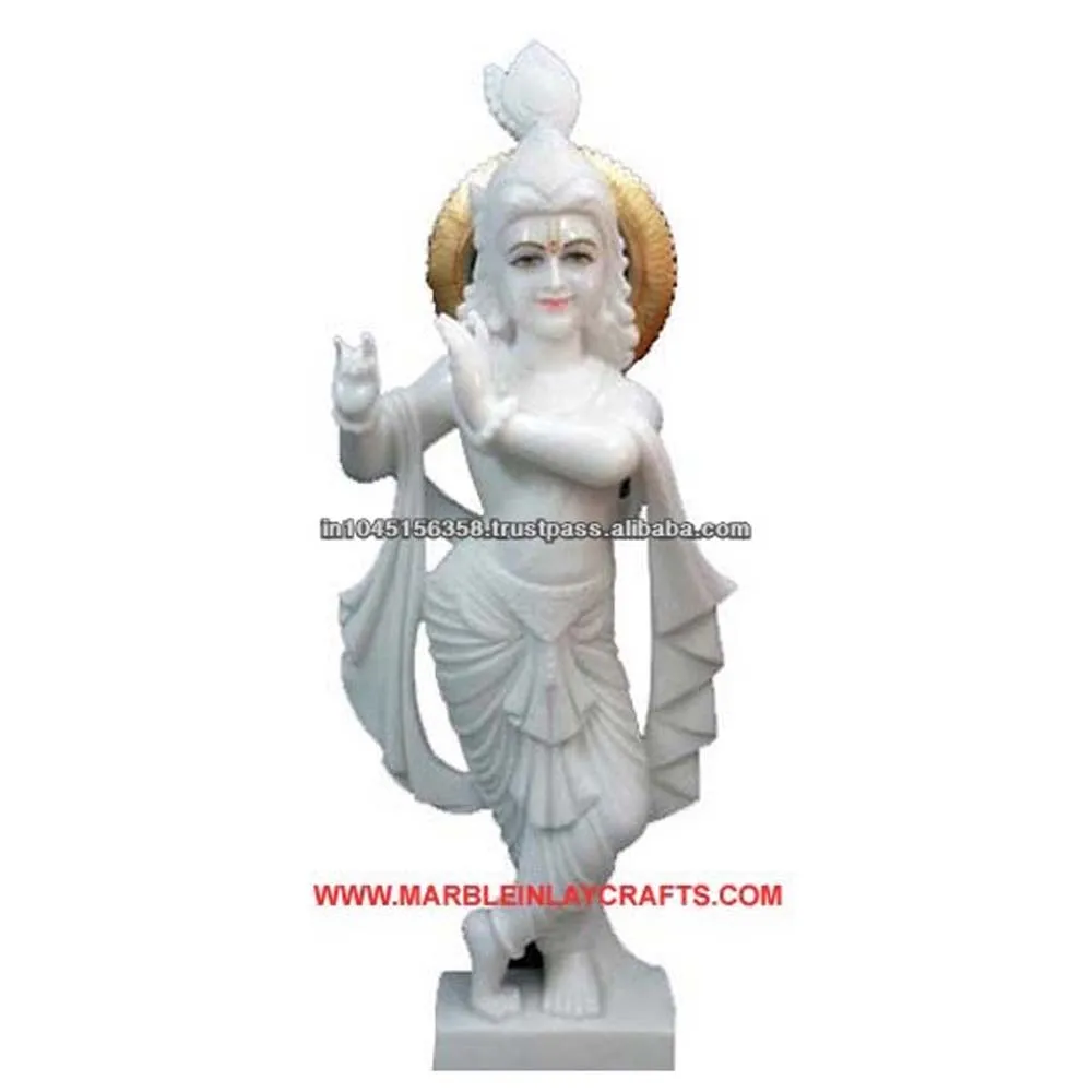 Vietnam Best Quality Marble Lord Krishna Statue - Buy White Marble ...