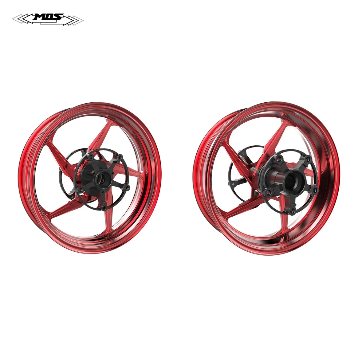 
Новое Кованое колесо MOS из алюминиевого сплава для мотоцикла Yamaha TMAX 530 2017 2018 2019 / TMAX 560 2020 2021 - 5 Дизайн спиц 