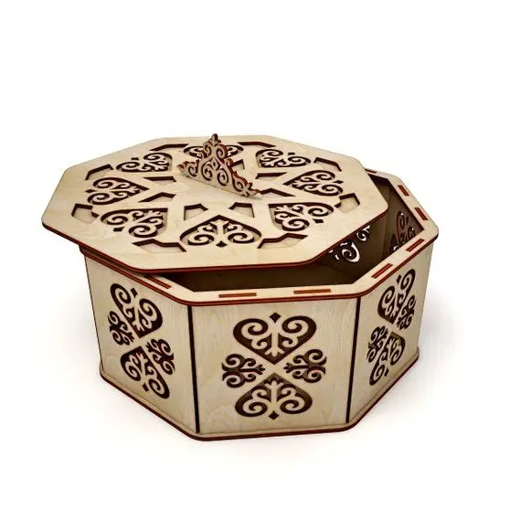 Wood Laser Cut Box, For Gifting at Rs 35/piece in Moradabad